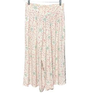 Vintage Melrose 80s Wide Leg Pull On Culottes, medium